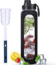 Giemit Glass Water Bottles 32Oz With Silicone Sleeve Drinking Hydration ... - $604.29 MXN