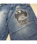 Makaveli Brand Tupic Hip Hop Rap Music High Rise Mens 34W Jean Shorts - $39.59