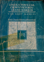 1991 Ford Crown Victoria Grand Marquis Town Car Service Shop Repair Manual OEM - £23.53 GBP