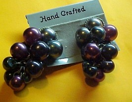 Ear Rings - Grapes- Pierced Ears - $5.26 CAD