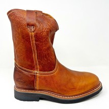 Bonanza 10&quot; Wellington Size 13 Full Grain Leather Brown Mens Work Boots ... - £51.76 GBP
