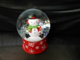 Hallmark &quot;Snowman&quot; Glass Snow Glitter Water Globe Figurine 5&quot;H  - $684.83 MXN