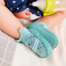 Lovable Soft Leather Sole Baby Shoes Socks For Infants &amp; Toddlers - £10.34 GBP