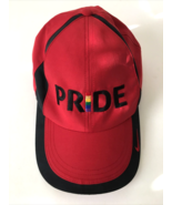 Nike Rainbow Pride hat cap Red Black - £31.31 GBP