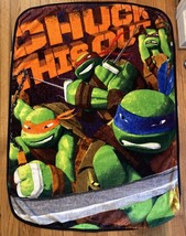 2013 RARE VTG Teenage Mutant Ninja Turtles Nickelodeon Northwest Throw Blanket - $14.03