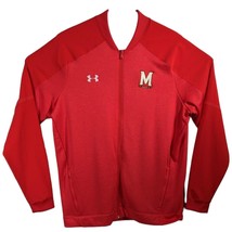 Maryland Terrapins Sweatshirt Red Mens Size Large Athletic Team Issued Terps - £45.31 GBP