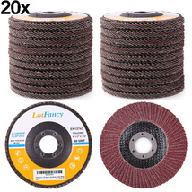 20X 4.5&quot; 4-1/2 Zirconia Flap Disc 80 Grit Angle Grinder Sanding Grinding... - $38.94