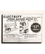 1948 Brownell Sewing Machine Motor Kit Advertisement Home Craft Applianc... - $27.56 CAD