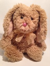 Commonwealth Bunny Rabbit Plush Brown Shaggy Lop Ear Stuffed Animal Soft Doll - £31.46 GBP