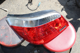 2006-10 BMW E60 525i Original Red/Clear Tail Brake Lights LH DRIVER LEFT V1005 - $118.80