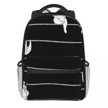 Funny Sloths Backpack  Stripes Print  Backpa Gril Cute School Bags Designer Prin - £140.80 GBP