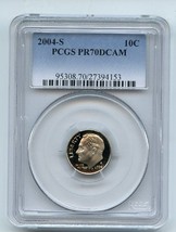 2004 S 10C Roosevelt Dime PCGS PR70DCAM TOP GRADED TOP REGISTRY PROOF 20... - £15.92 GBP