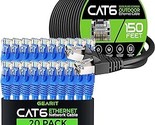 GearIT 20Pack 5ft Cat6 Ethernet Cable &amp; 150ft Cat6 Cable - £149.17 GBP