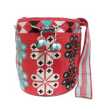 Handmade Wayuu Crochet Tote Bag, Woven Mochila, Colombian Tribal Bag, Be... - $2,283.39 MXN