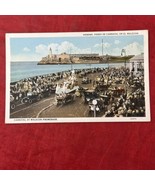 1930s Postcard Havana Cuba CARNIVAL MALECON PROMENADE C Jordi VTG UNUSED... - $14.80