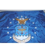 Nylon embroidered USAF US Air Force logo 3X5 foot flag GREAT condition! - $33.95 CAD
