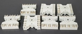 LOT OF 7 IDEC SR3P-06 RELAY BASES 10A, 300V, SR3P06 - £39.34 GBP