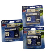 Genuine Brother P-touch TZ Tape Black Ink Clear Tape 12mm 1/2&quot; TZe-131 t... - $29.21