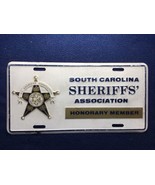 License Plate Tag Vintage South Carolina Sheriffs&#39; Association Honorary ... - $33.90 CAD