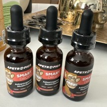 3 Pack - APETROPICS Smart Drops 5-In-One Adaptogenic Mushroom  with Lion’S Mane - £73.13 GBP
