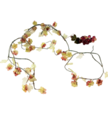 Berry Gem Garland 36&quot; Acrylic Artificial 1 Bunch of Grapes Pink Maroon G... - $22.53