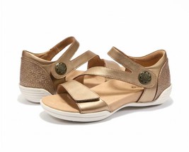 Halsa Footwear women&#39;s demi sandal in Bronze - $91.00