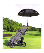 NEW 4 Wheel Foldable Golf Trolley Push Cart Manual Brake Umbrella +Bottle Holder - $548.88