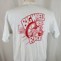 Vintage Big Wheel Race Downtown Beloit T-Shirt XL Single Stitch Deadstoc... - $34.99
