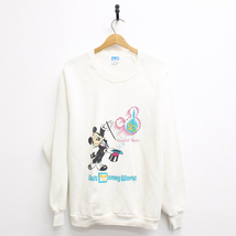 Vintage Walt Disney Mickey Mouse Anniversary Sweatshirt Large - $94.82