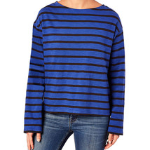 Levi&#39;s Juniors Striped Cora Cotton Sailor T-Shirt Color Blue Size M - $43.54