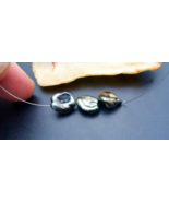 STUNNING AA+ TAHITIAN KESHI DRILLED PEARL SET *RARE BRIGHT COLORS - 10.4... - €71,47 EUR