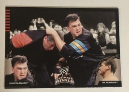 Shane McMahon Vs Mr McMahon Trading Card WWE Ultimate Rivals 2008 #49 - £1.55 GBP