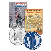 World Trade Center 21st Anniversary New York Statehood Quarter Coin 9/11 Wtc - £6.86 GBP