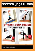 Barlates Body Blitz Stretch Yoga Fusion 4 Workout DVD Linda Wooldridge Stejskal - £11.46 GBP