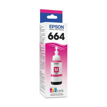 Epson T664320-S T664 DYE MAGENTA 70ML INK BOTTLE - SENSORMATIC - $38.35