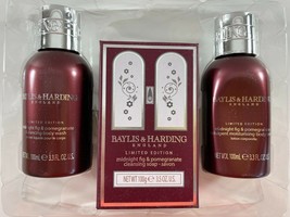 Baylis &amp; Harding Set Midnight Fig Pomegranate Soap Body Wash Lotion Travel - £19.45 GBP