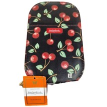 Monarque Mary Englebright Cherries Crossbody Clutch Sling Zip Purse Bag Pockets - £19.60 GBP