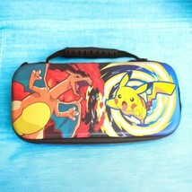 Nintendo Switch Carrying Case Pokemon Dragonite Pikachu Holds Switch &amp; 10 Games - £16.22 GBP