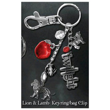 Twilight Keyring / Bag Clip (Lion &amp; Lamb) - £14.20 GBP