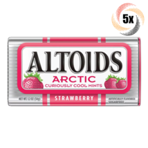 5x Tins Altoids Arctic Strawberry Flavor Mint | 50 Mints Per Tin | Fast Shipping - $16.25