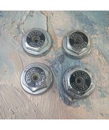 4x Fenton For 15&quot; Vintage Cragar 1960s 1970s Chrome Hexagon 3&quot; Bolt On H... - $94.47