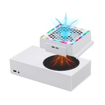 Cooling Fan For Xbox Series S, Rgb Led Display, Low Noise, 2 Extra Usb Ports, 3  - £44.16 GBP