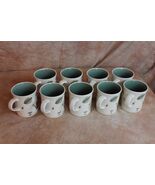 VTG. PORFOLIO by PFALTZGRAFF NATUREWOOD 9 COFFEE CUPS MUGS 10oz EUC DH3080 - $42.95
