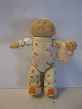 (BX-7) 1984 Cabbage Patch Kids 3&quot; Miniature PVC doll - girl in rabbit PJ&#39;s - £0.79 GBP