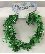 Christmas Snowflake Decoration - 9 Feet Long Wire Garland - GREEN(5 Count) - $152.63 MXN