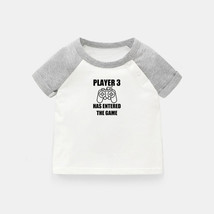 Player 3 Has Entered The Game Print Newborn Baby T-shirt Toddler Graphic Tee Top - £9.17 GBP