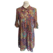 Leslie Fay Vintage 90&#39;s Floral Shift Dress Size 6 - $44.55