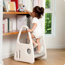 Step Stool, Kids Two Step Children Step up Learning Helper with  and Non-Slip - £45.29 GBP