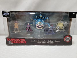 Jada Dungeons &amp; Dragons Die Cast Figures BEHOLDER-ORC-ELF-PALADIN-RANGER &amp; Boo - £9.73 GBP