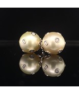 Diamond South Sea Pearl Earring 14 KT Certified $4,995 015793 - £1,849.47 GBP